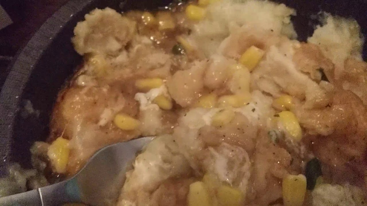 Flippin' food review #6 banquet mega bowl fried chicken