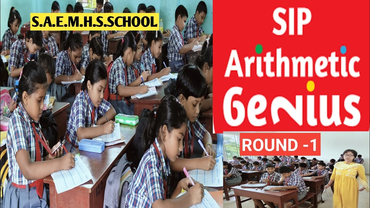 Arithmetic Genius round -1 Contest (2024) Sukanta Academy English Medium school//