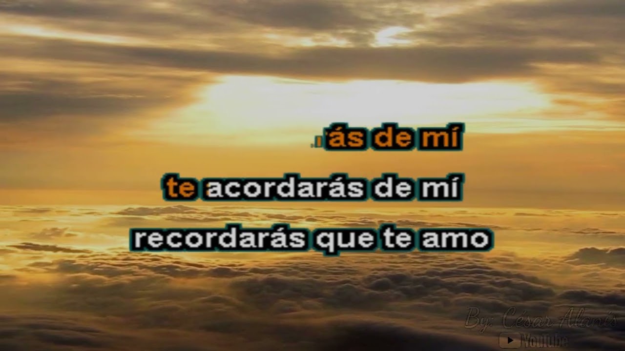 La Revancha - Recordarás Que Te Amo - Karaoke