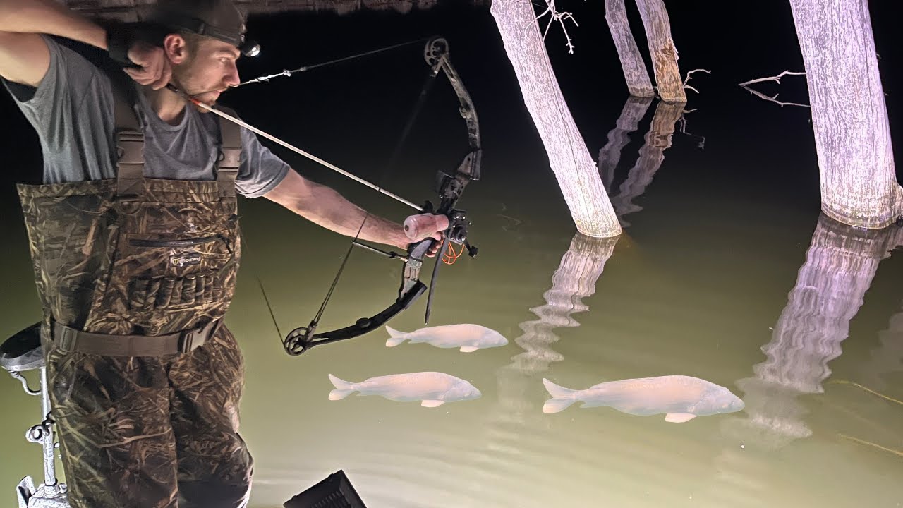 Bowfishing FLOODED LAKE (South Dakota)