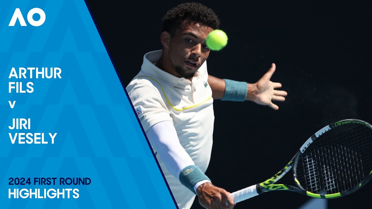 Arthur Fils v Jiri Vesely Highlights | Australian Open 2024 First Round
