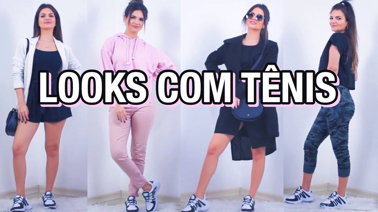 10 LOOKS PARA USAR COM TÊNIS!