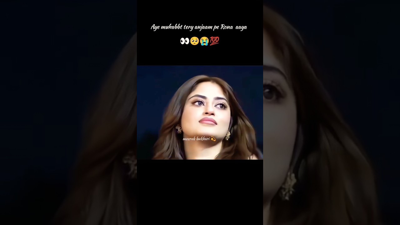 Sajal Ali and Ahad Raza meer @ hum 20th anniversary #sad #latest