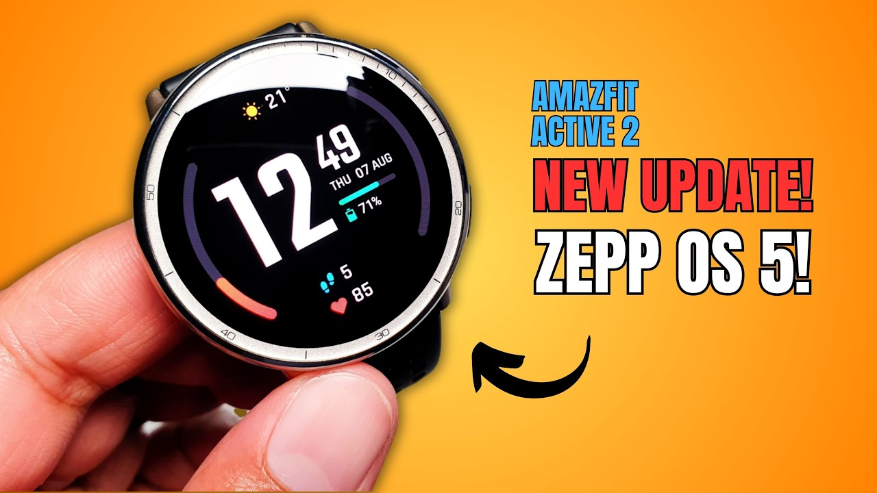 Amazfit Active 2 Zepp OS 5 Update is here! Solves a Major Issue!
