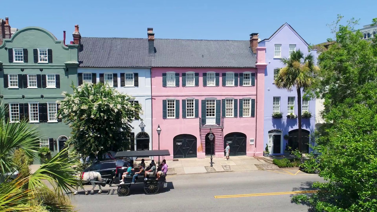 Historic Rainbow Row - Charleston, South Carolina