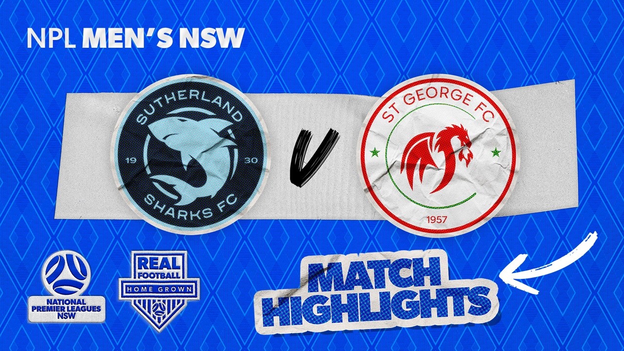Обзор 3-го тура мужской лиги NPL штата Новый Южный Уэльс – матч «Сазерленд Шаркс» против «Сент-Дж...