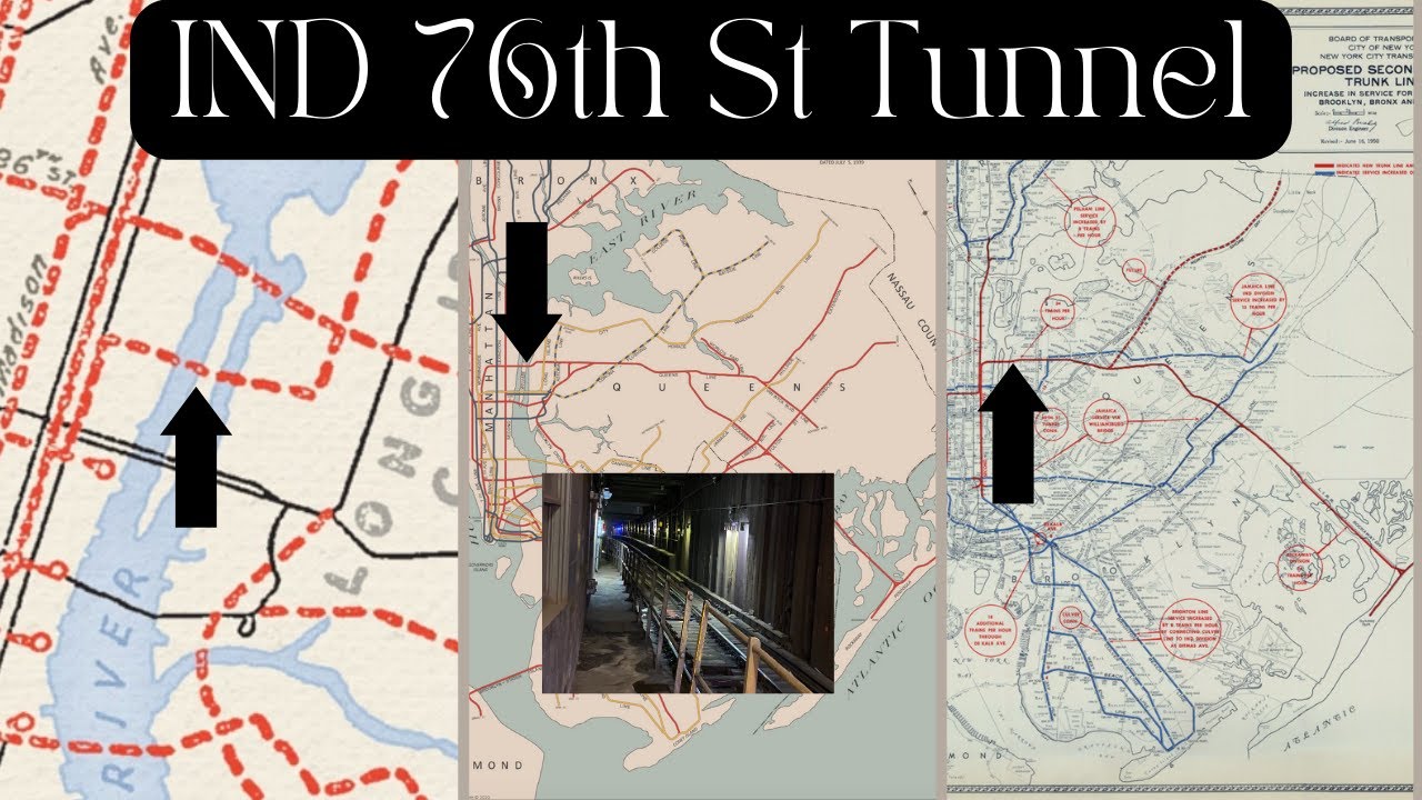 Тоннель IND 76th St | Линии, которых никогда не было