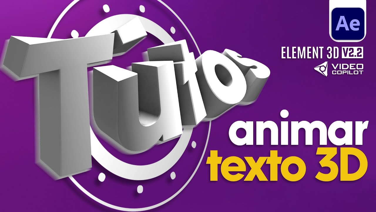 Cómo animar texto de 3D con Element 3D en After Effects
