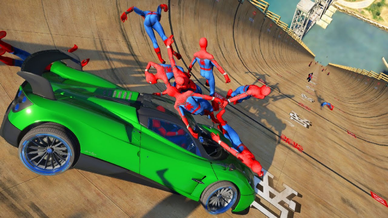 GTA 5 SPIDERMAN Ragdolls 4k Compilation #14 (Funny Moments/Fails/Euphoria Physics)