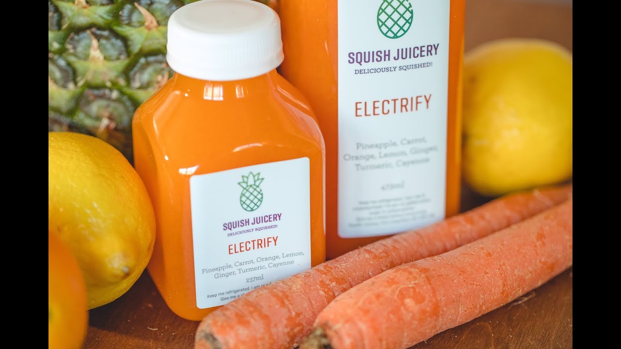 Summit Labels Presents Squish Juicery - Custom Juice Labels