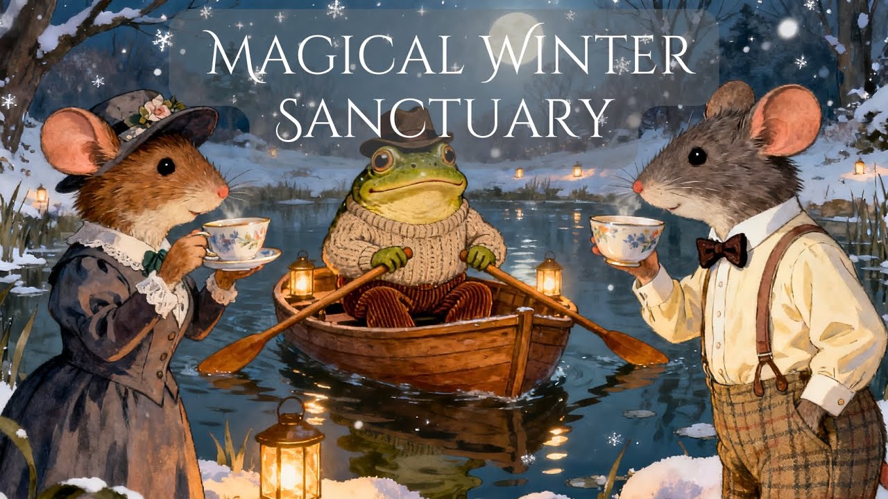 Magical Winter Sanctuary 🌙 | Tiny Creature Tales with Gentle Orchestral Music