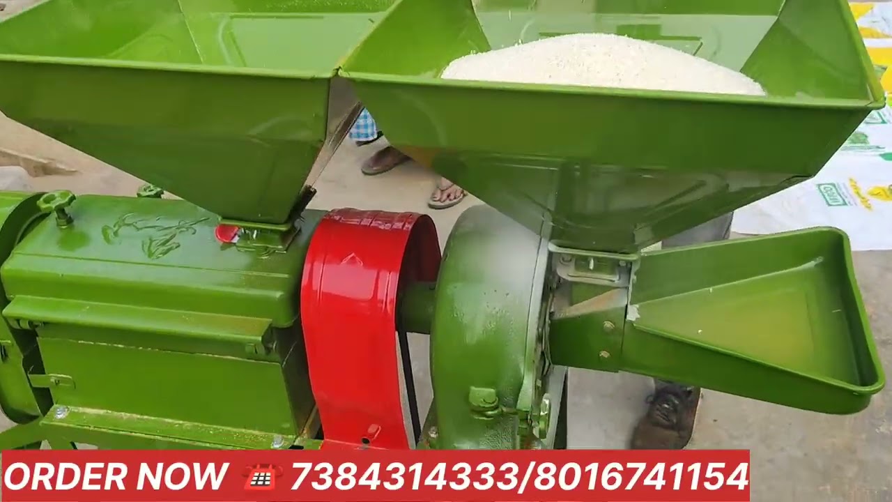 6w9500 combined rice mill machine 5.5hp copper motor 
