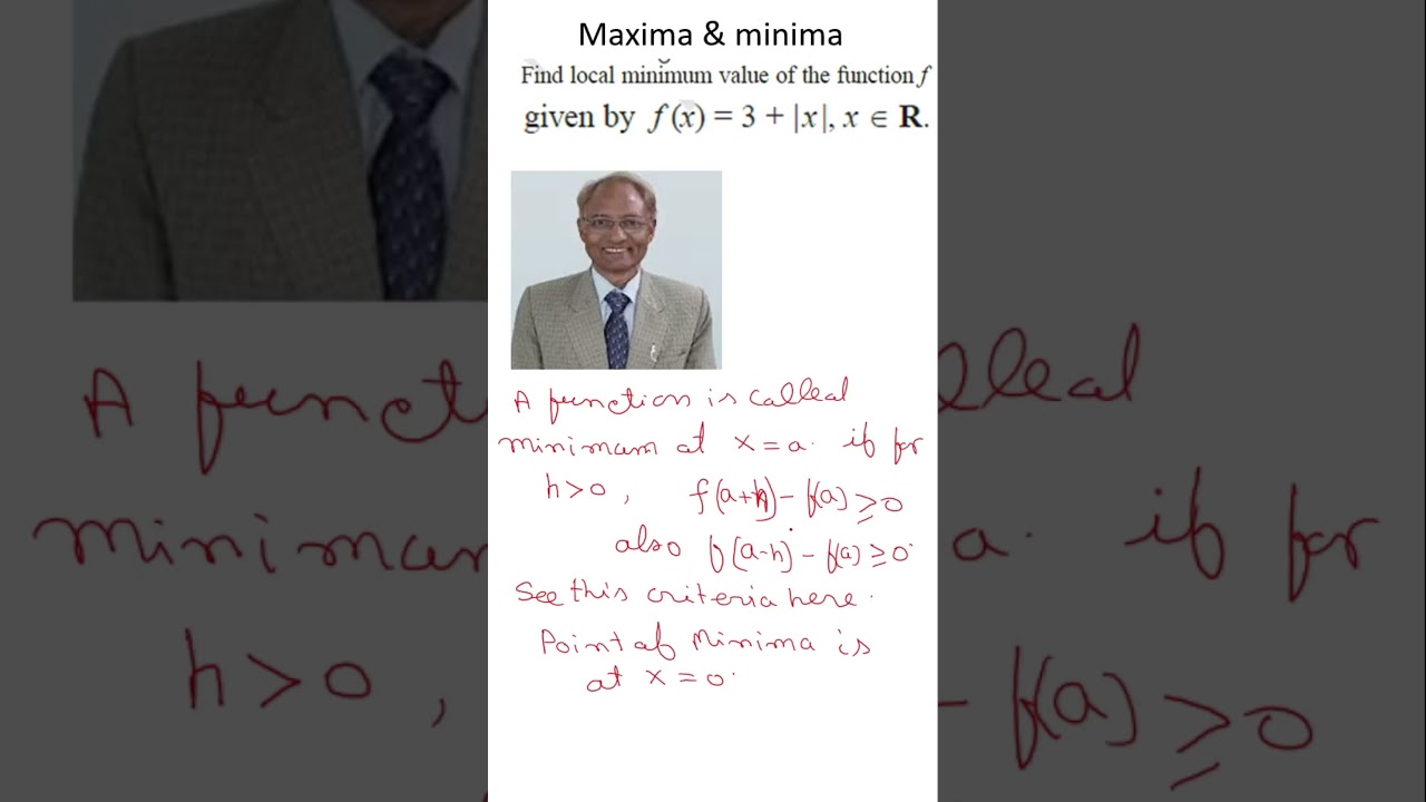 local maxima and minima  -1