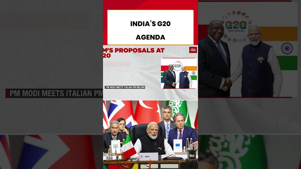 PM Modi Meets South African President Ramaphosa at 20th G20 Summit | India Today News