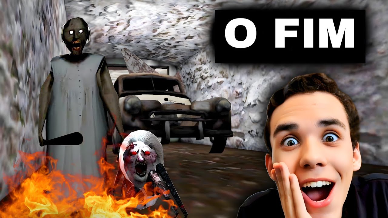 EXPLODI a ARANHA e FUGI de CARRO da GRANNY 🤣🔥
