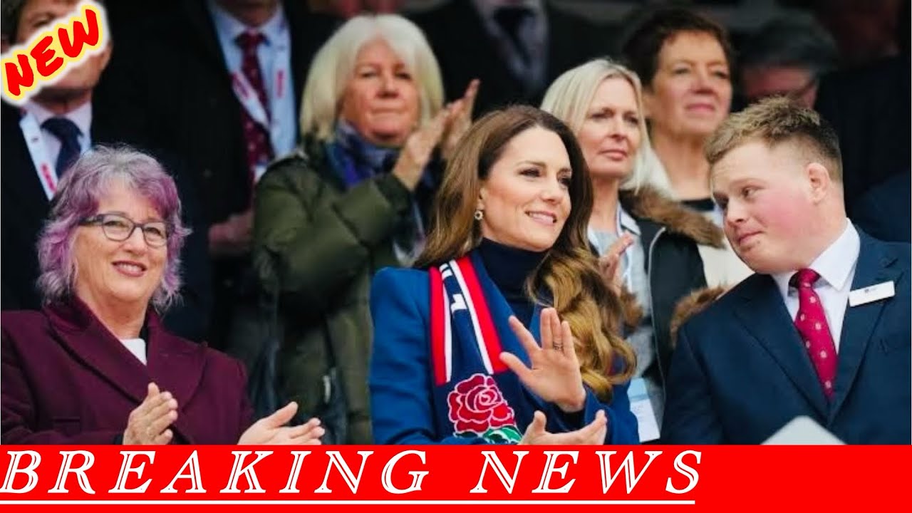 Kate watches rugby in first public appearance since Andrew arrest