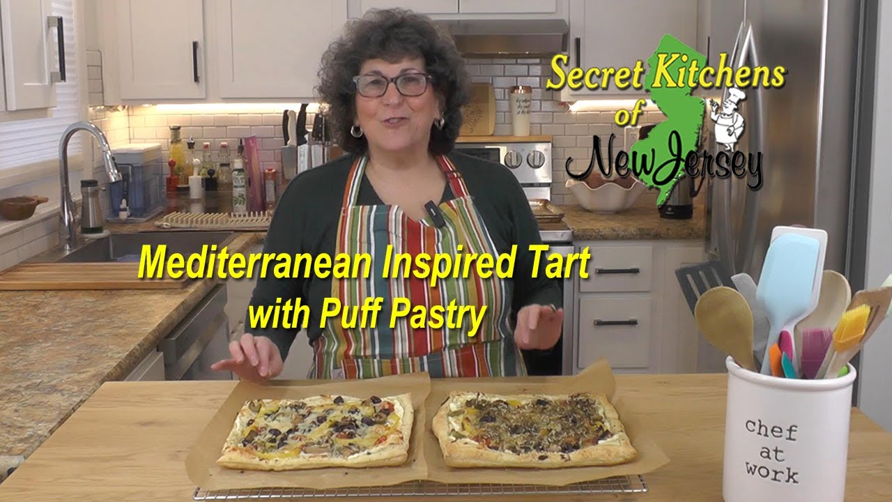Mediterranean Inspired Tart with Puff Pastry