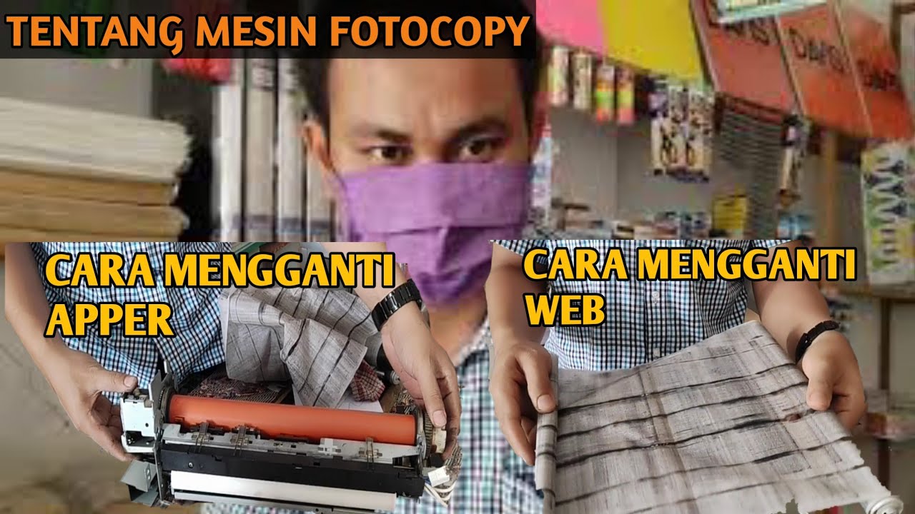 CARA MENGGANTI APPER DAN WEB MESIN CANON IR 5070 dan 6570