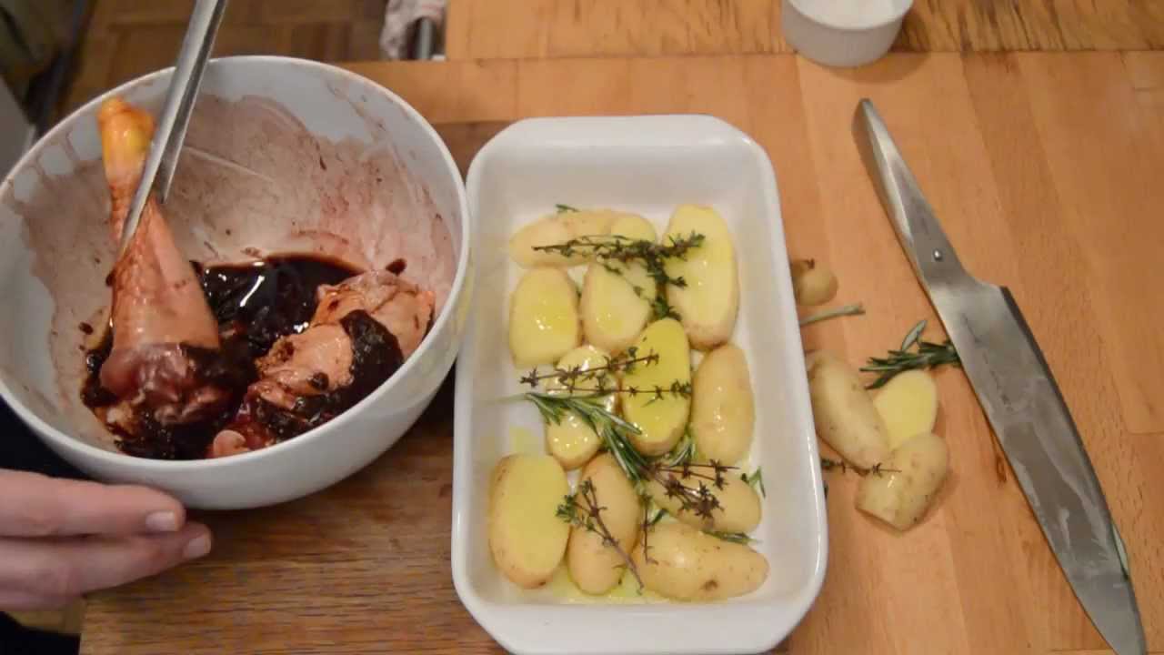 Vadouvan Hähnchen Keule
