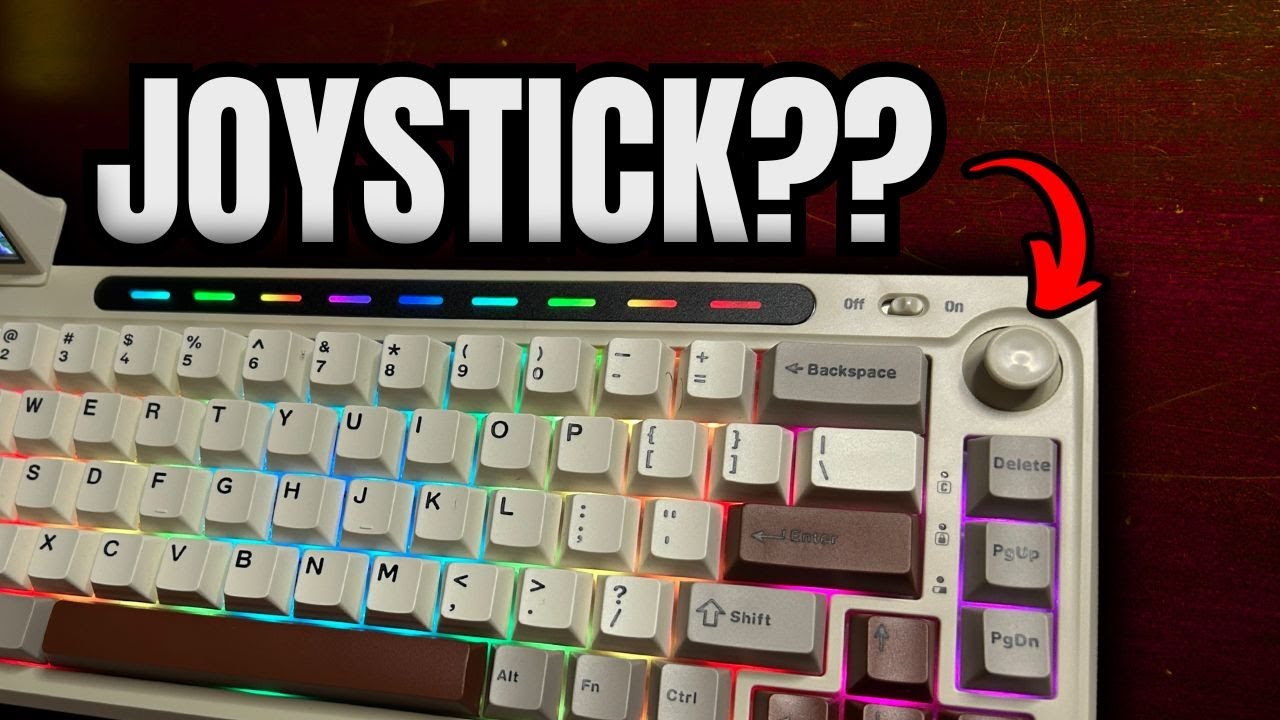 Screen + Joystick = Epomaker RT65 Review | Tri-mode 65% Wireless Mechanical Keyboard