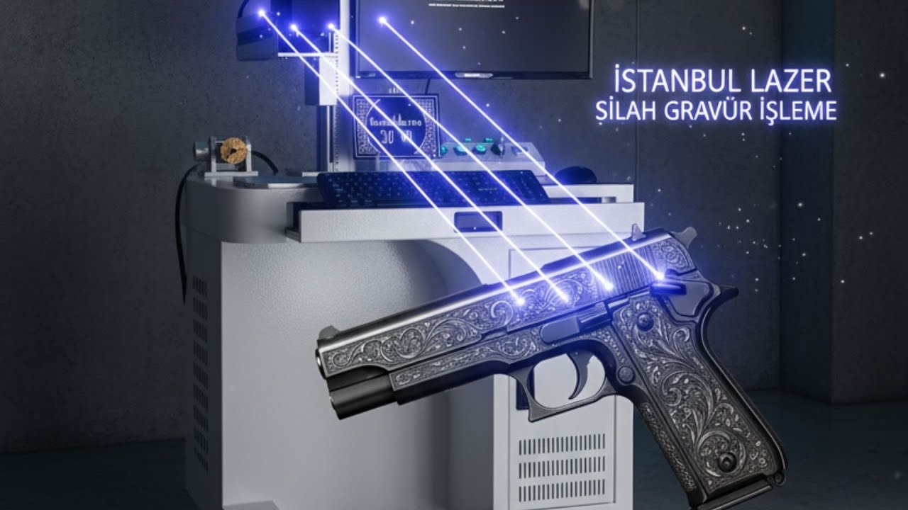 SİLAH GRAV&Uuml;R İŞLEME - LAZER MARKALAMA 50W - T&Uuml;RK MALI BELGELİ &Uuml;RETİCİ