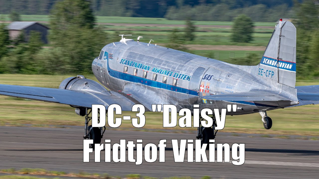 DC-3 Daisy / Fridtjof Viking Takeoff - Kauhava 2025