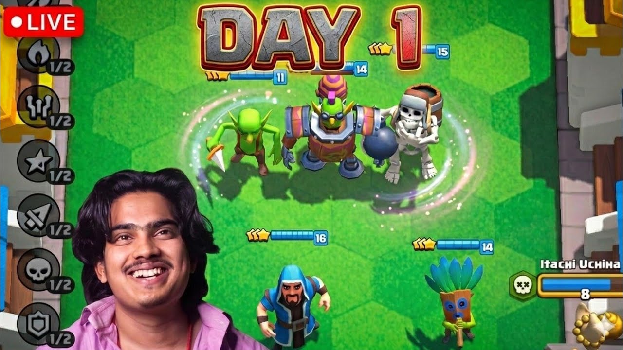 Clash Royale Live 🔴 | Merge Tactics Gameplay | Ranked Push