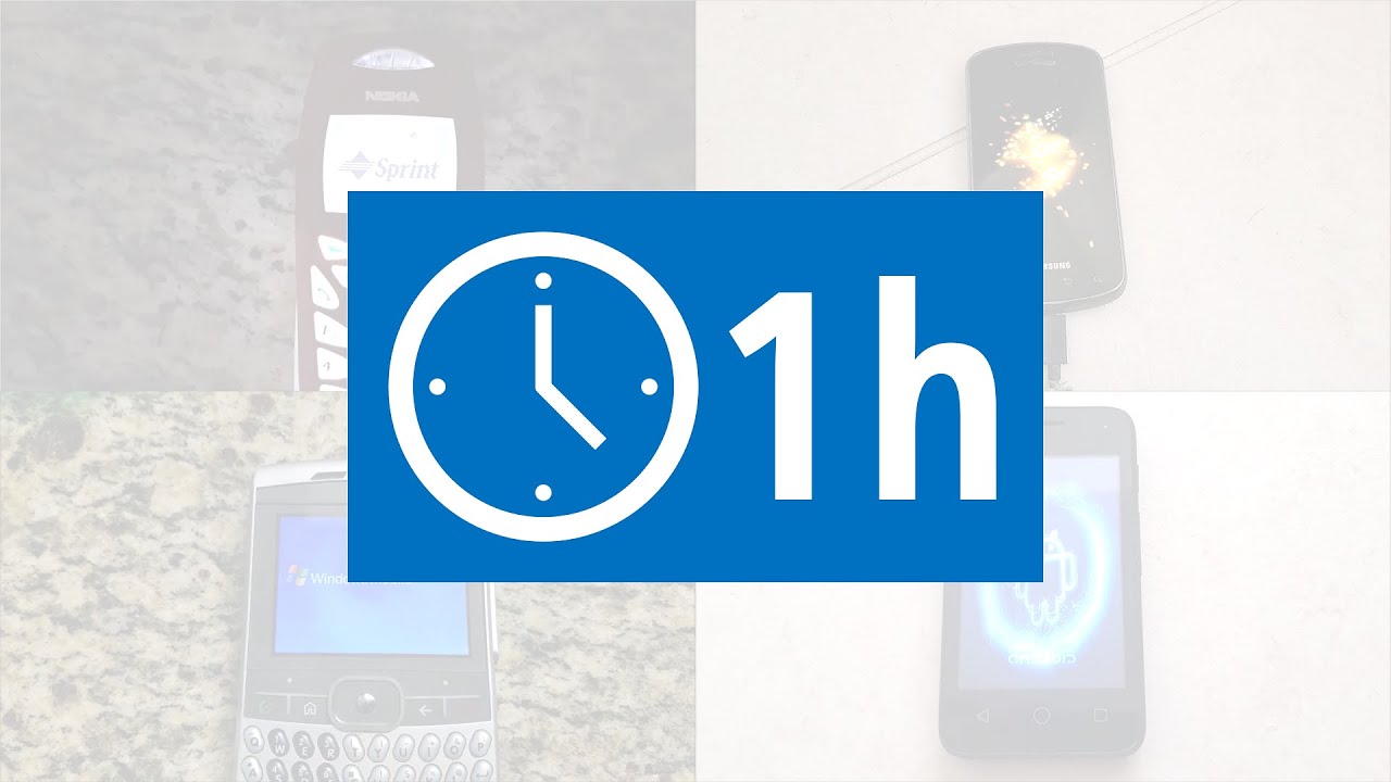 1 HOUR - Cell Phone Startup/Shutdown Mega Collection
