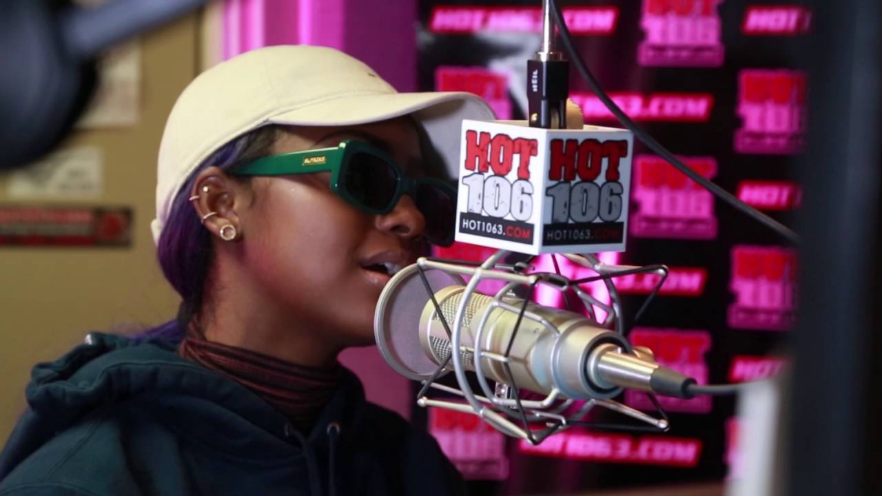 Justine Skye Interview at HOT 106 in Providence, Rhode Island