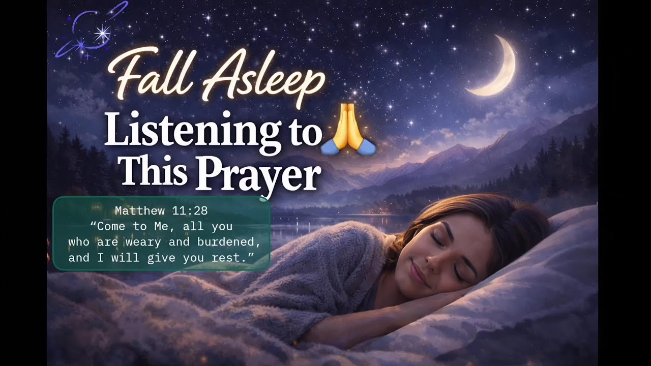 Bedtime Prayer for Protection, Healing & Deep Sleep Trust God Tonight
