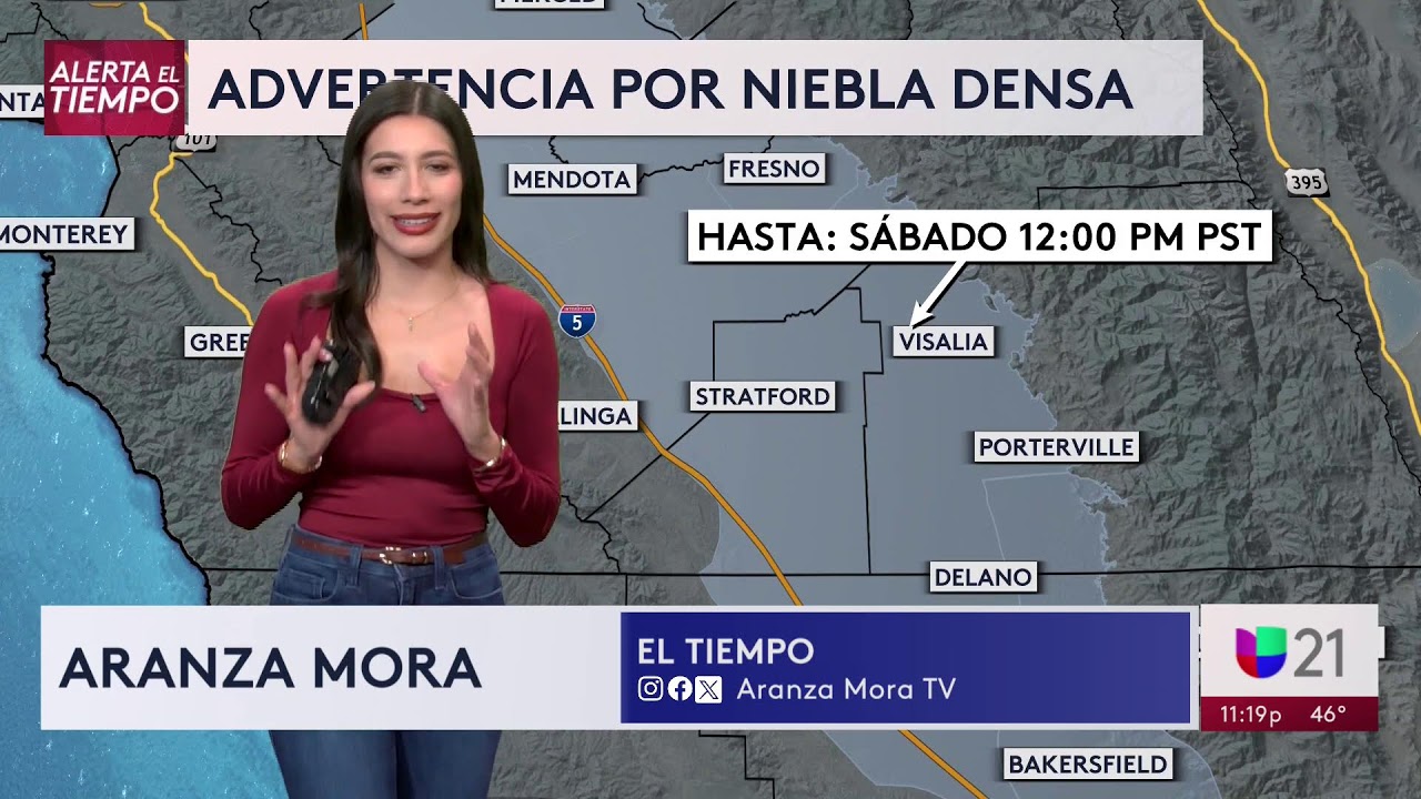 🔴 En Vivo | Noticias Univision Fresno | Densa niebla en el Valle Central