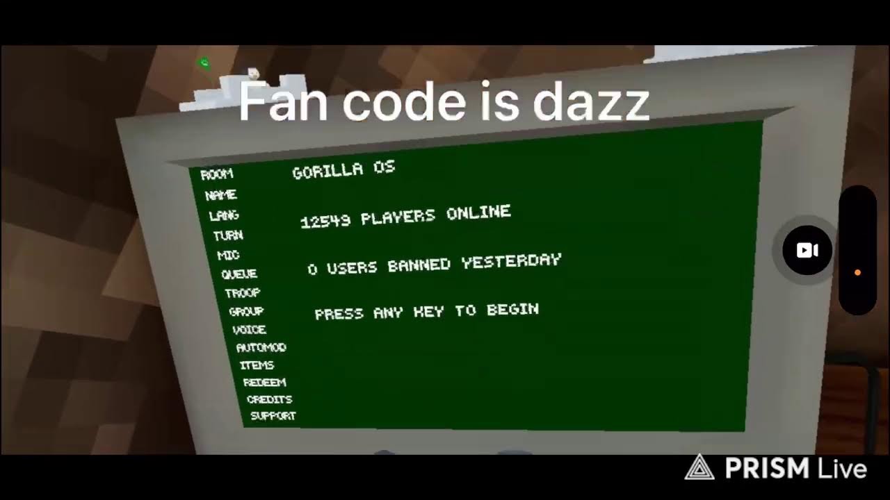 trying to beat the boss in gorilla tag