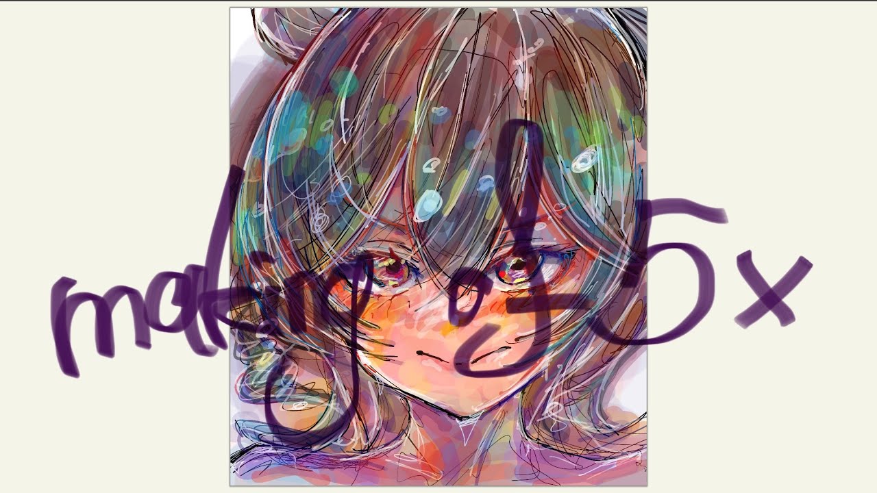 イラストメイキングmaking of 5x
