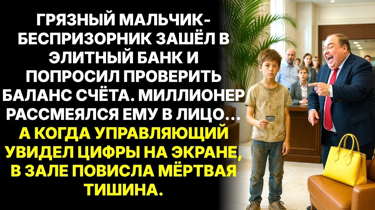 Убирайся, бродяга!  орал бизнесмен на ребёнка. Он не знал, что этот бродяга владеет его будущим