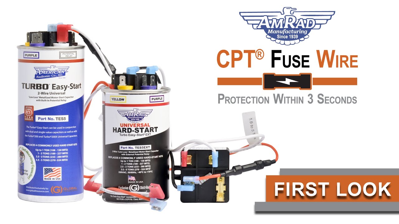 AmRad CPT Fuse Wire - First Look (Universal Hard-Start Kit Compressor Protection within 3 Seconds)