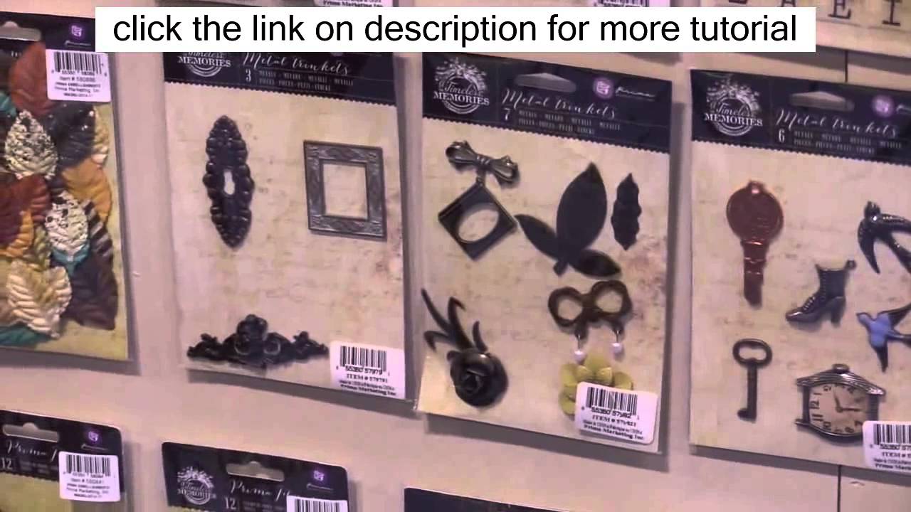 Prima - Timeless Memories Collection - CHA 2015 | Free Scrapbooking Ideas and Tutorial