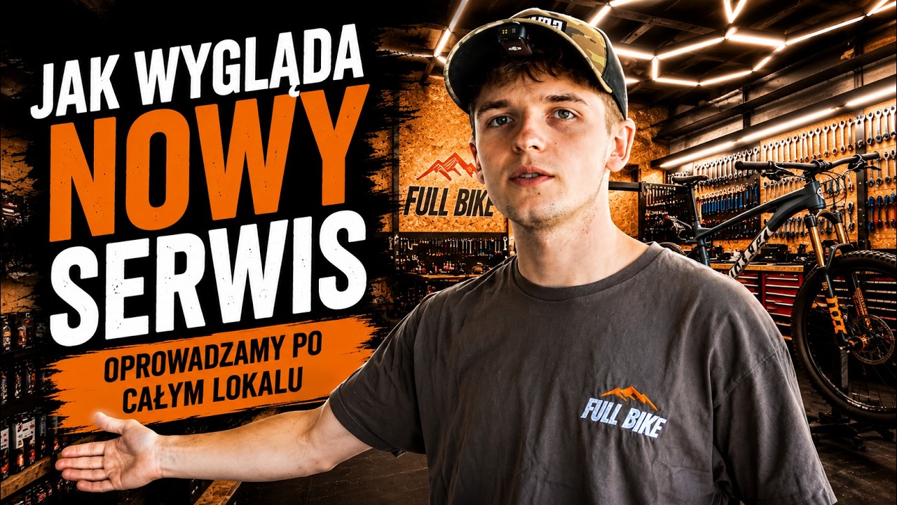Jak wygląda nasz NOWY serwis rowerowy! 🔥 Oprowadzam po całym warsztacie