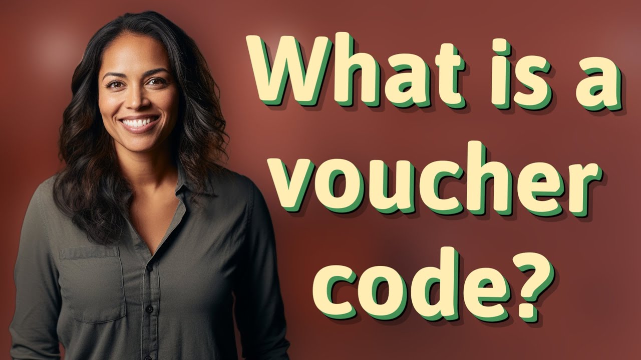 What is a voucher code?
