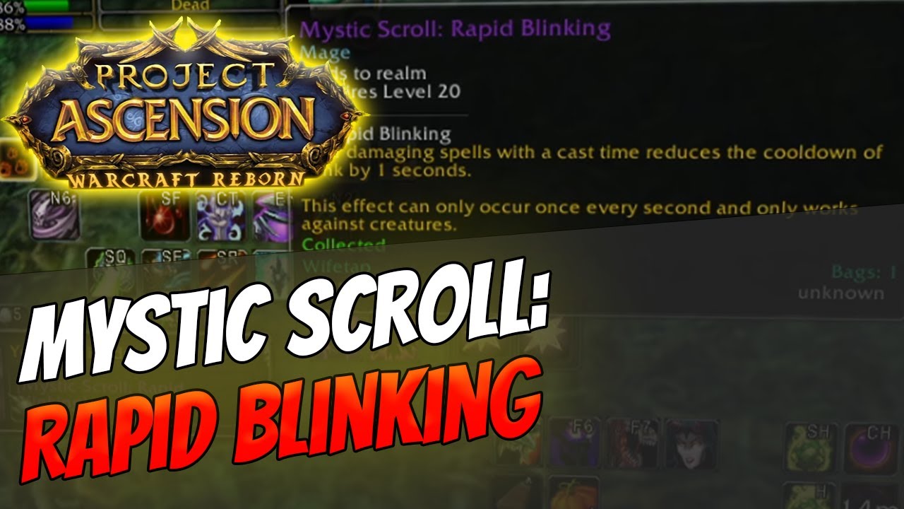 How to get Mystic Enchant: Rapid Blinking | Mage [Bronzebeard | Ascension Warcraft Reborn]