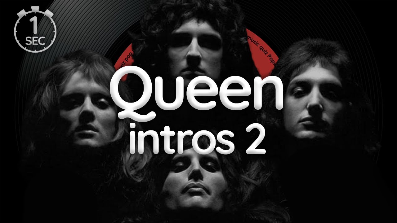 Guess the 1 second intros of songs by Queen 2 - Popkwiz - Pop Music Quiz