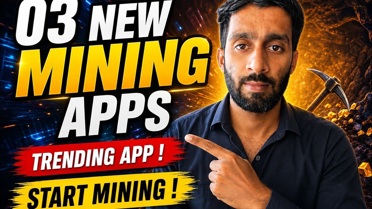 📌03 NEW MINING APPS●START MINING || MINE TOKENS || TRENDING APP || WITHDRAWAL