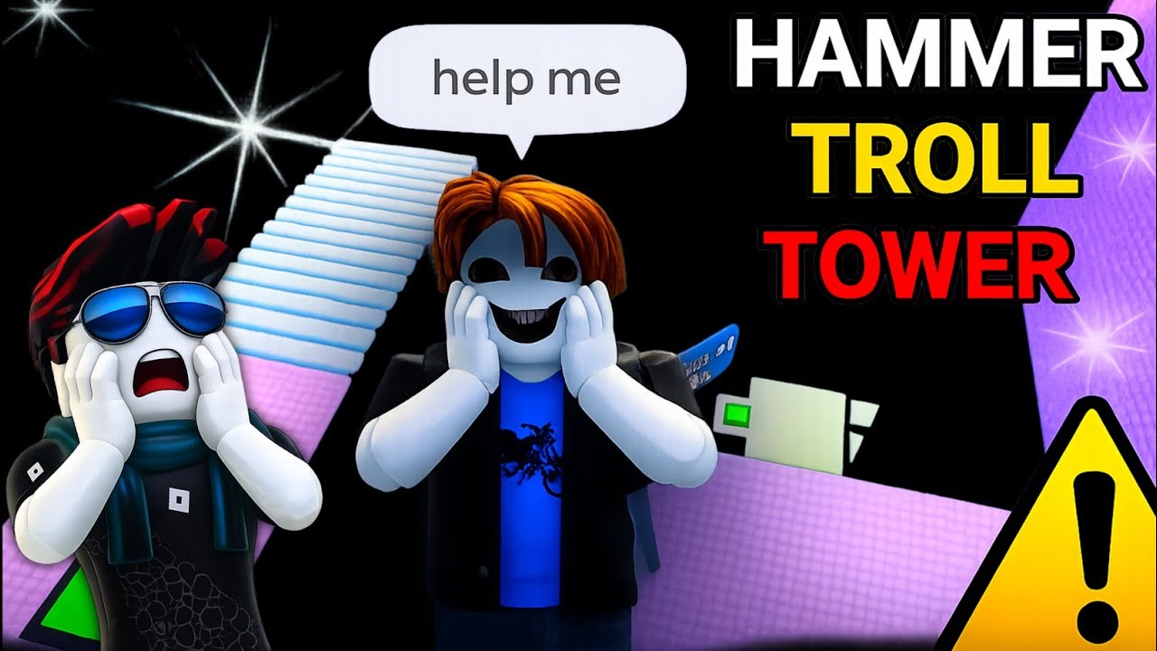Башня троллей-молотов в Roblox: ужасы | Полное прохождение игры