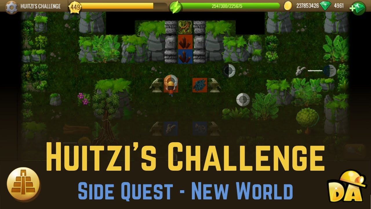 Huitzi's Challenge - New World Side Quest - Diggy's Adventure