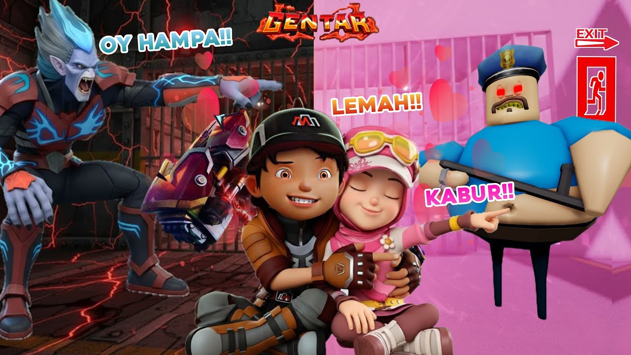 BOBOIBOY GENTAR PACARAN SAMA YAYA MASUK PENJARA RETAK'KA?!
