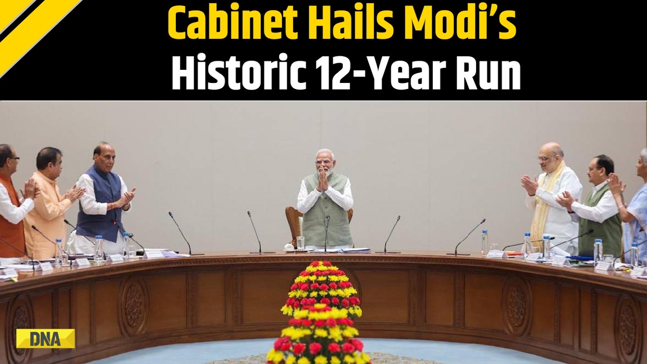 PM Modi News: Cabinet Hails PM Modi's &lsquo;Unparalleled Dedication&rsquo; As He Completes Record 12 Years