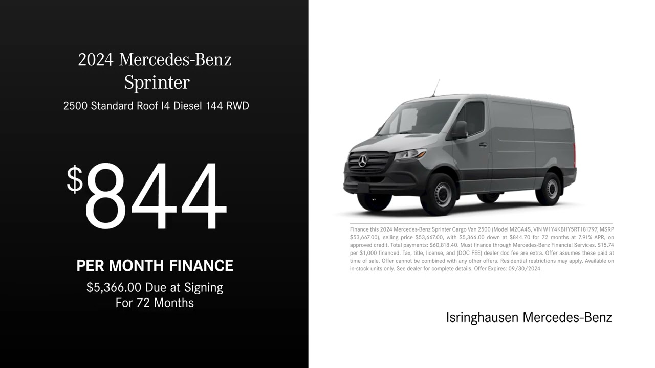 Mercedes-Benz Sprinter 09/09/2024 4291076
