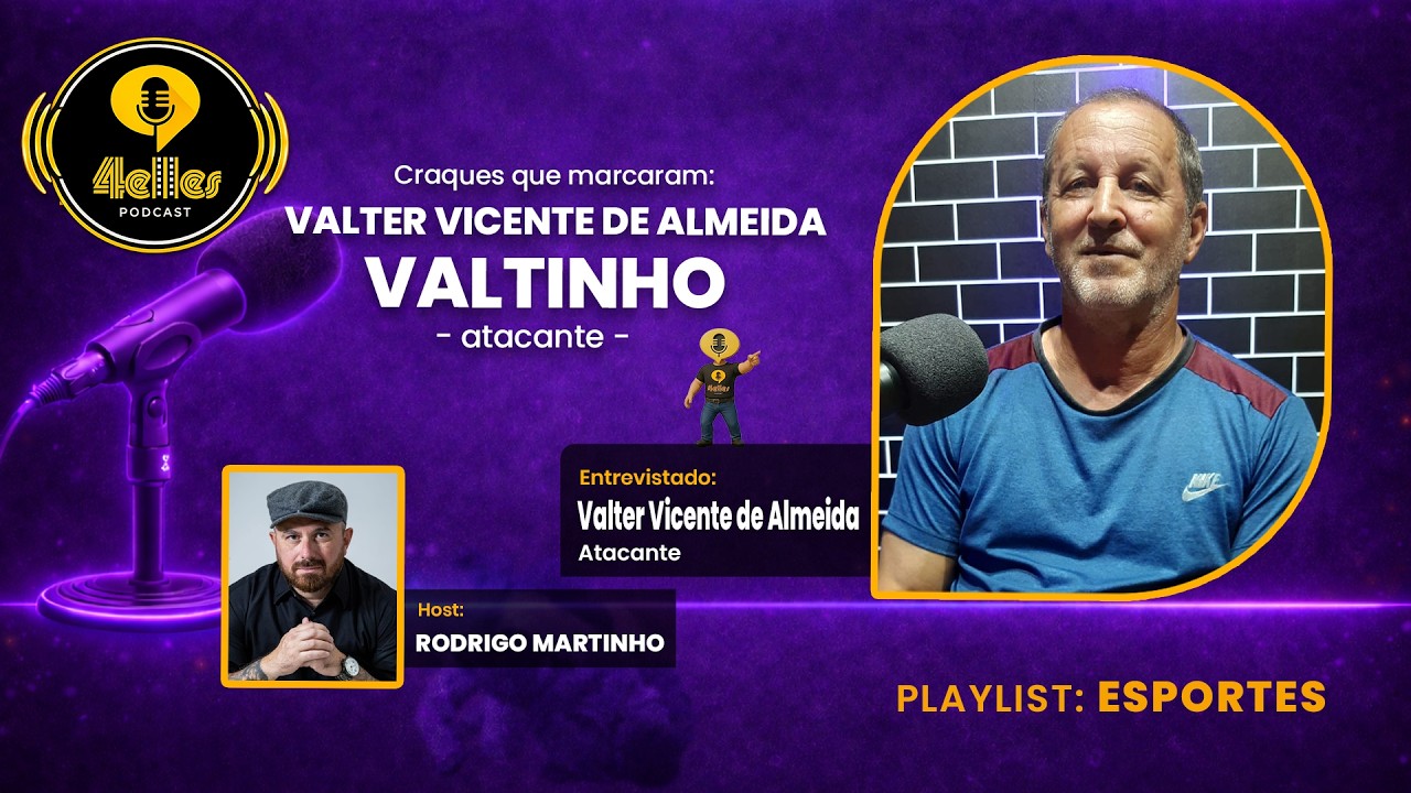 Craques que marcaram: VALTER VICENTE DE ALMEIDA - VALTINHO - atacante