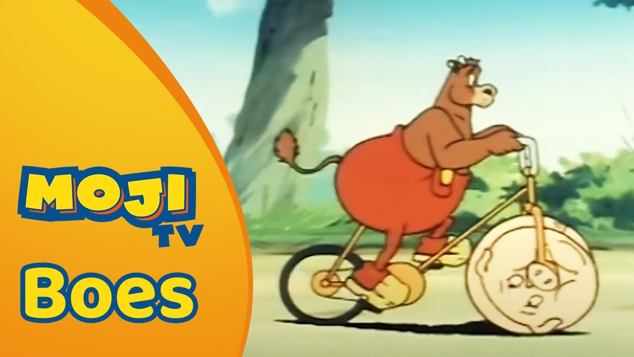 BOES DOET HET OP DE FIETS 🚲 | BOES 🐂 | Nederlandse Kinderseries | MojiTV