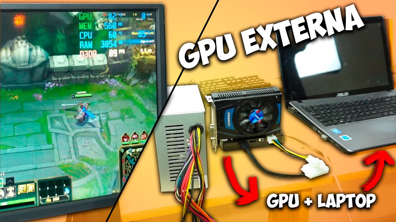 ¡Como conectar tarjeta de video a tu laptop de la manera más económica!