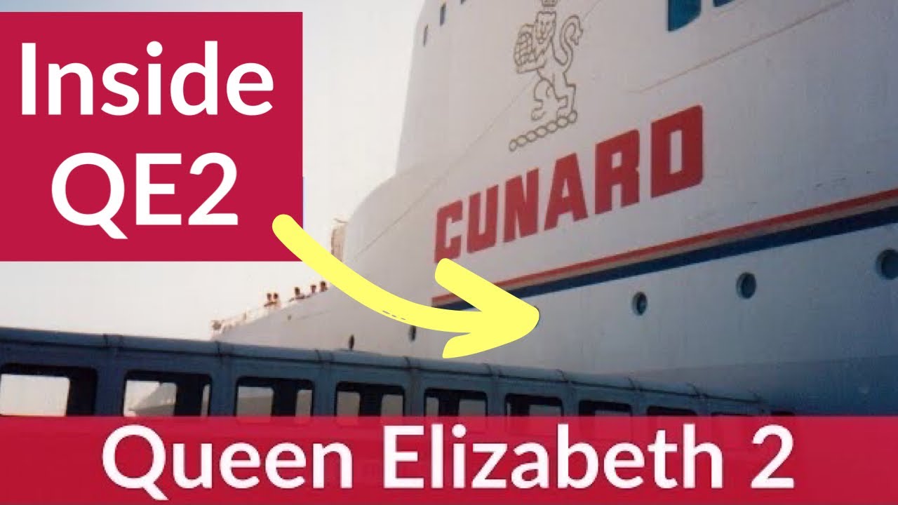 Rare interior video of QE2 ocean liner after £40m 1994 refit!